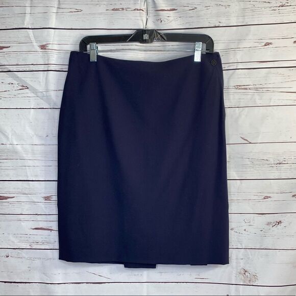 Rena Lange Dresses & Skirts - ena Lange Virgin Wool Blend Skirt Russian Night